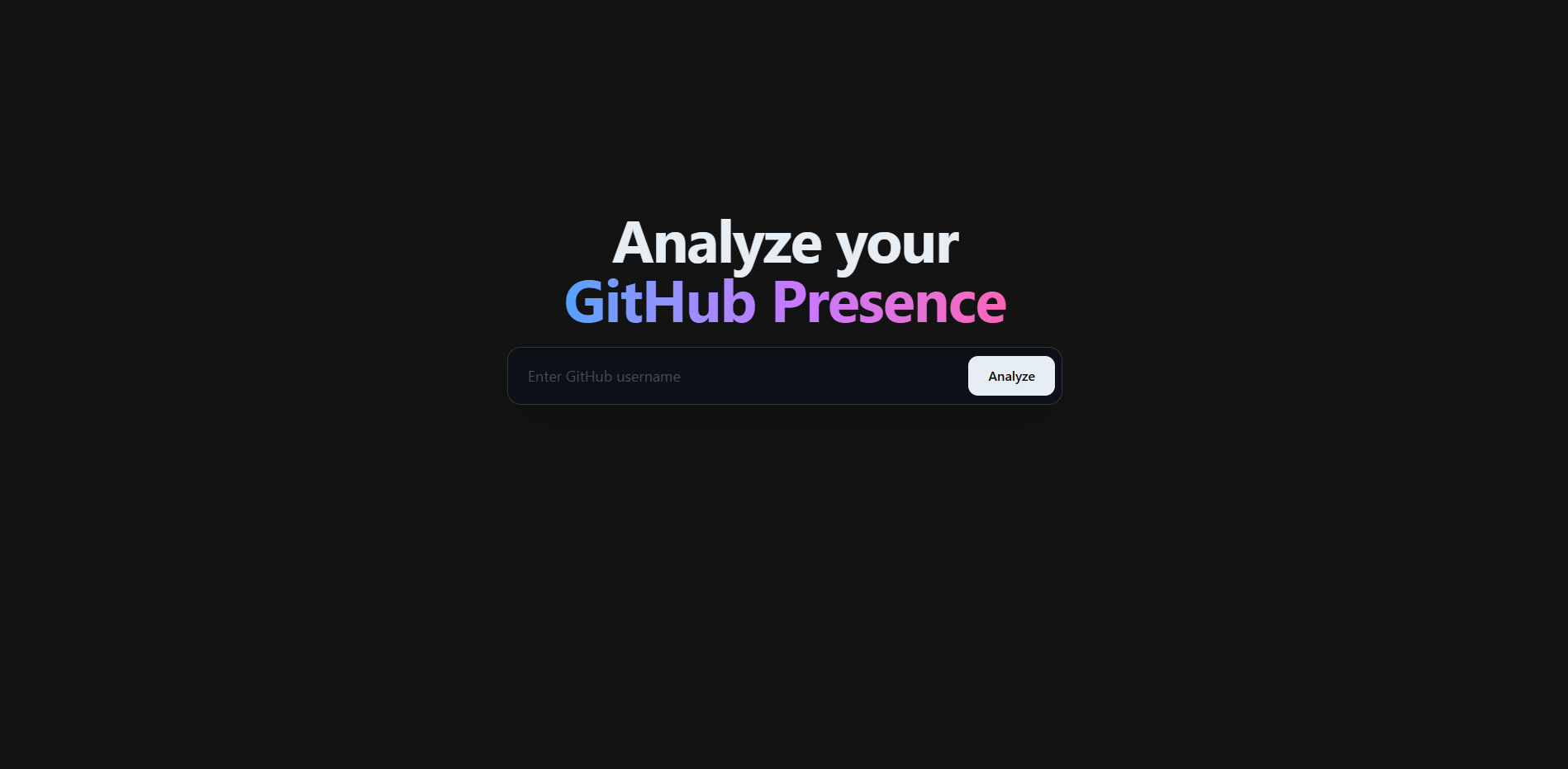 Git Analyzer